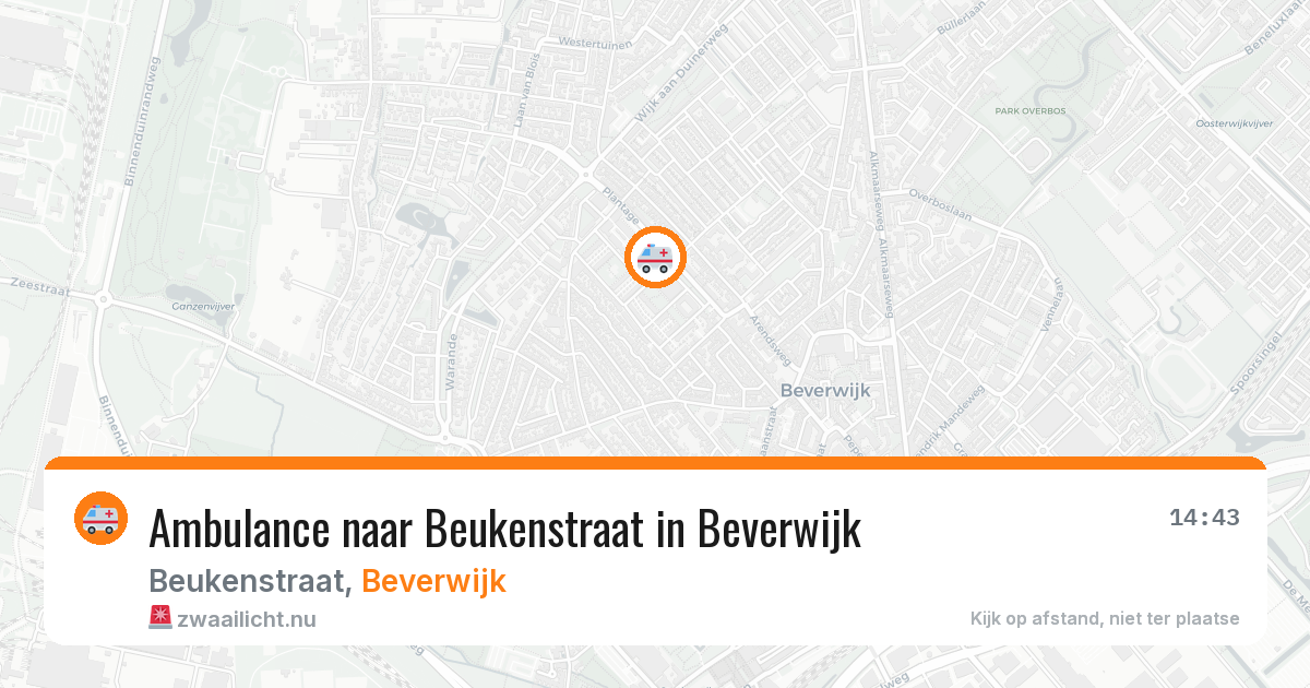 Ambulance naar Beukenstraat in Beverwijk — 26 mei 2026