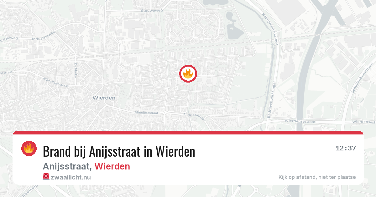 Brand bij Anijsstraat in Wierden — 29 mei 2026