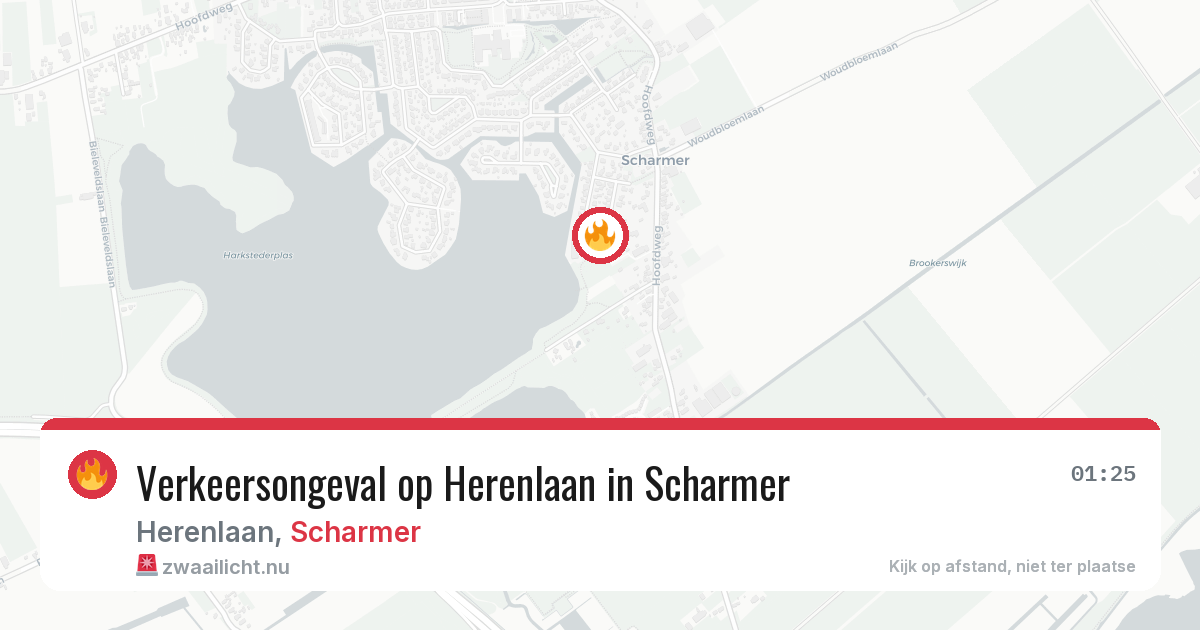 Verkeersongeval op Herenlaan in Scharmer — 30 jan 2026