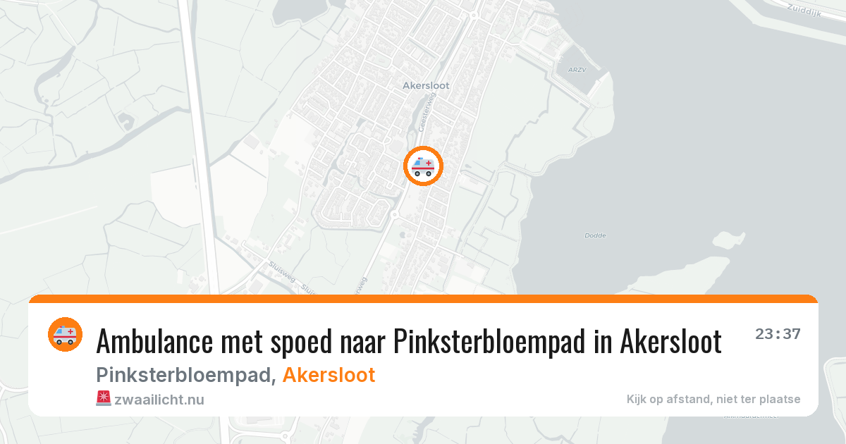 Ambulance met spoed naar Pinksterbloempad in Akersloot — 5 apr 2026