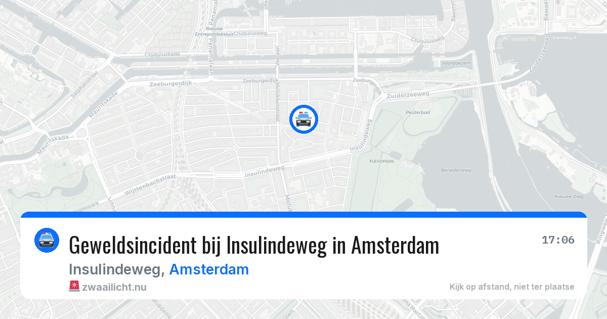 Geweldsincident bij Insulindeweg in Amsterdam — 15 jul 2026