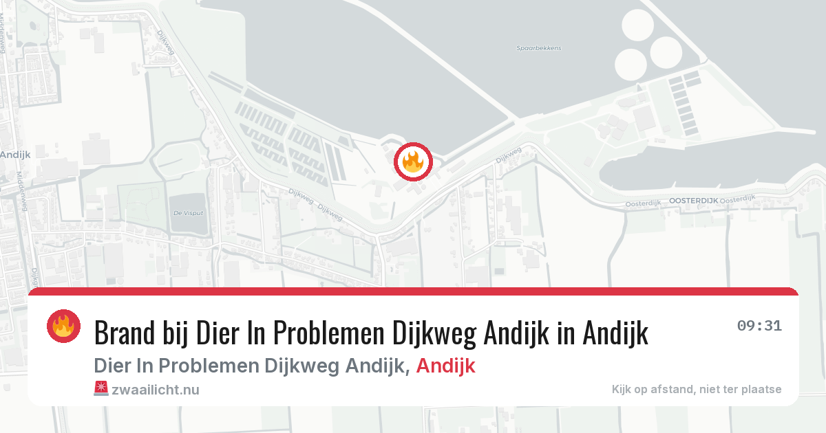 Brand bij Dier In Problemen Dijkweg Andijk in Andijk — 8 jul 2026