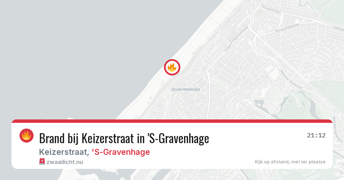 Brand bij Keizerstraat in 'S-Gravenhage — 2 apr 2026