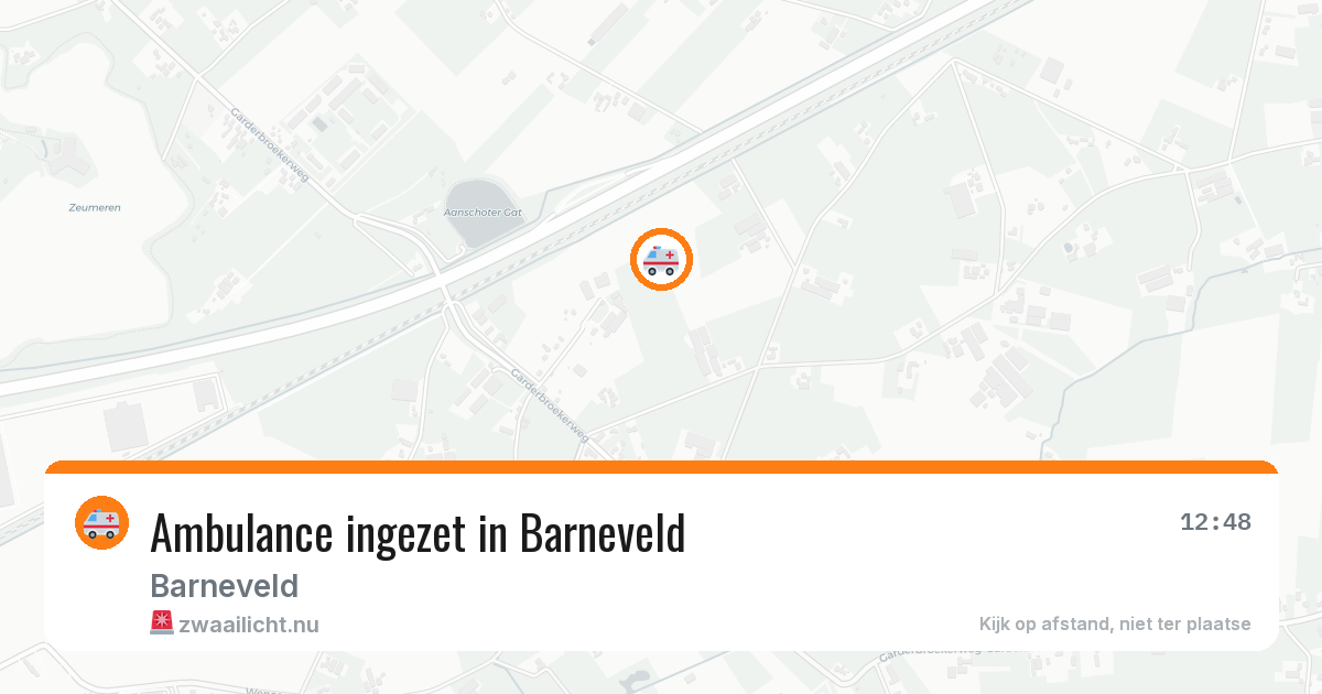Ambulance ingezet in Barneveld — 21 jul 2026