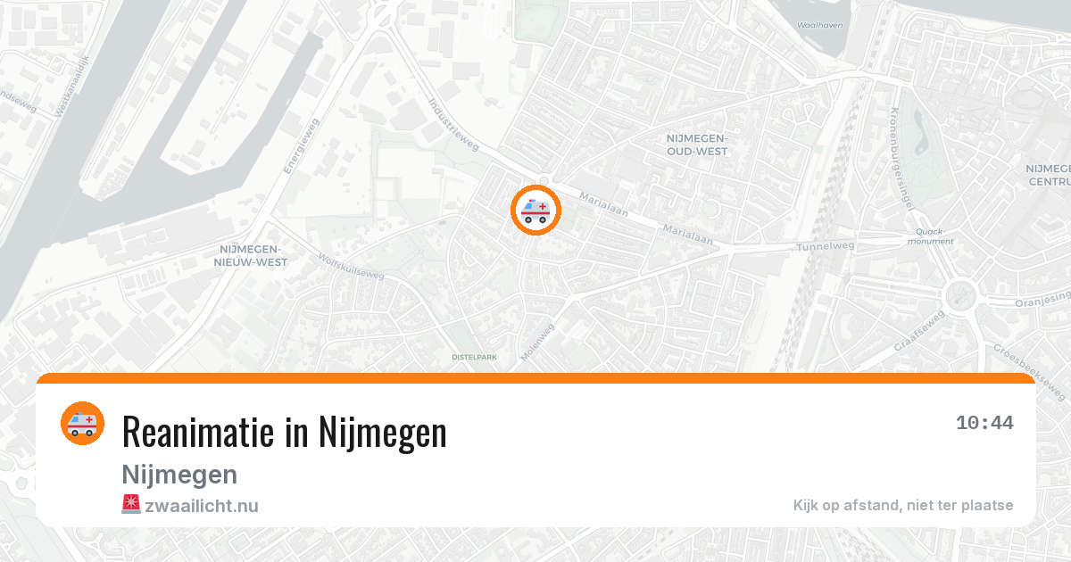 Reanimatie in Nijmegen — 21 jul 2026