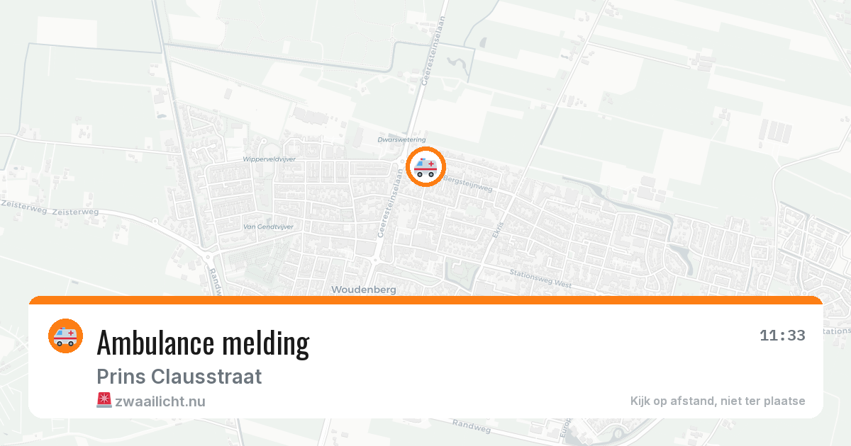 Ambulance melding — 16 apr 2026