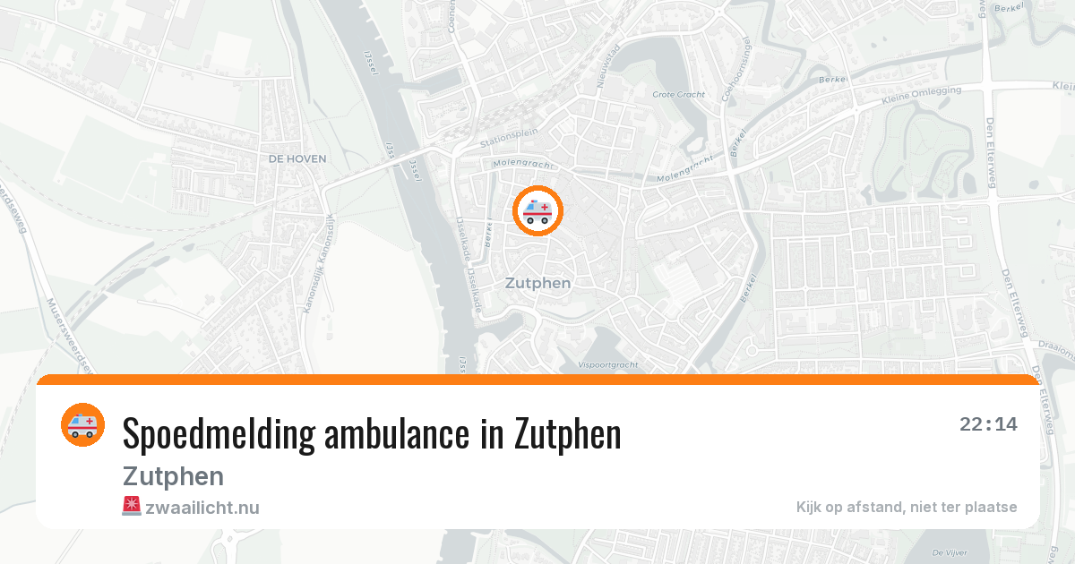 Spoedmelding ambulance in Zutphen — 11 jul 2026