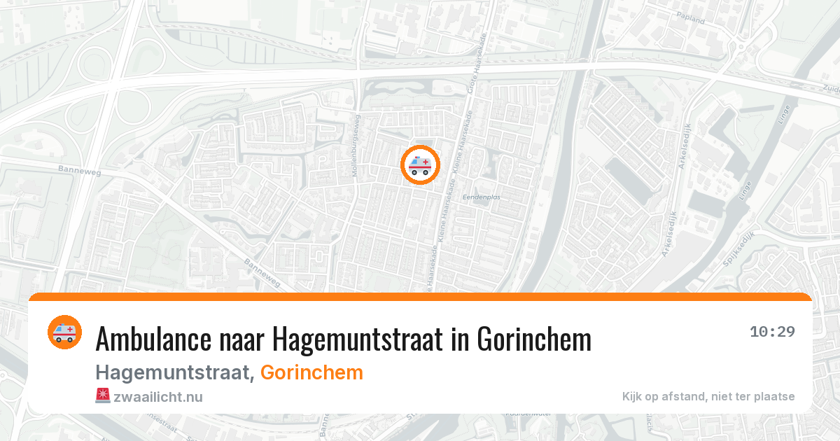Ambulance naar Hagemuntstraat in Gorinchem — 24 jul 2026