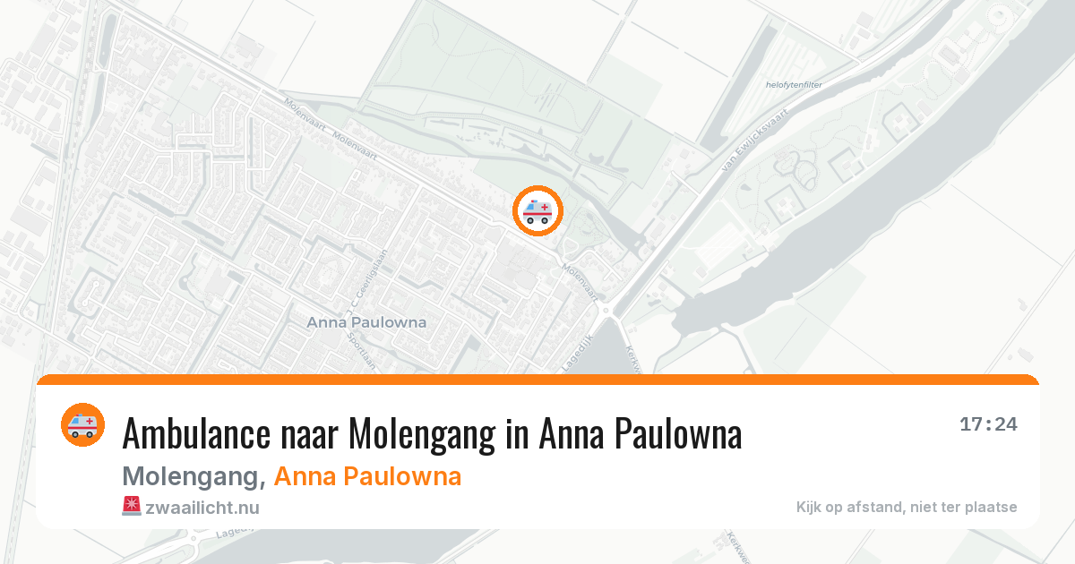 Ambulance naar Molengang in Anna Paulowna — 13 mei 2026