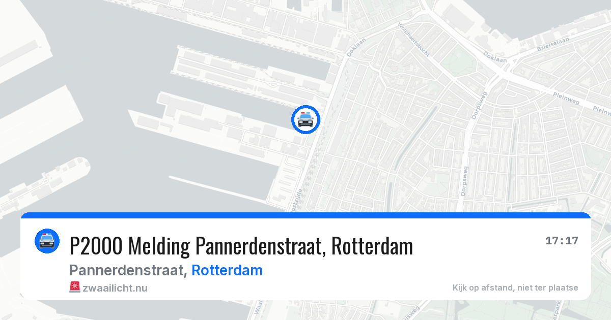P2000 Melding Pannerdenstraat, Rotterdam — 4 jun 2026