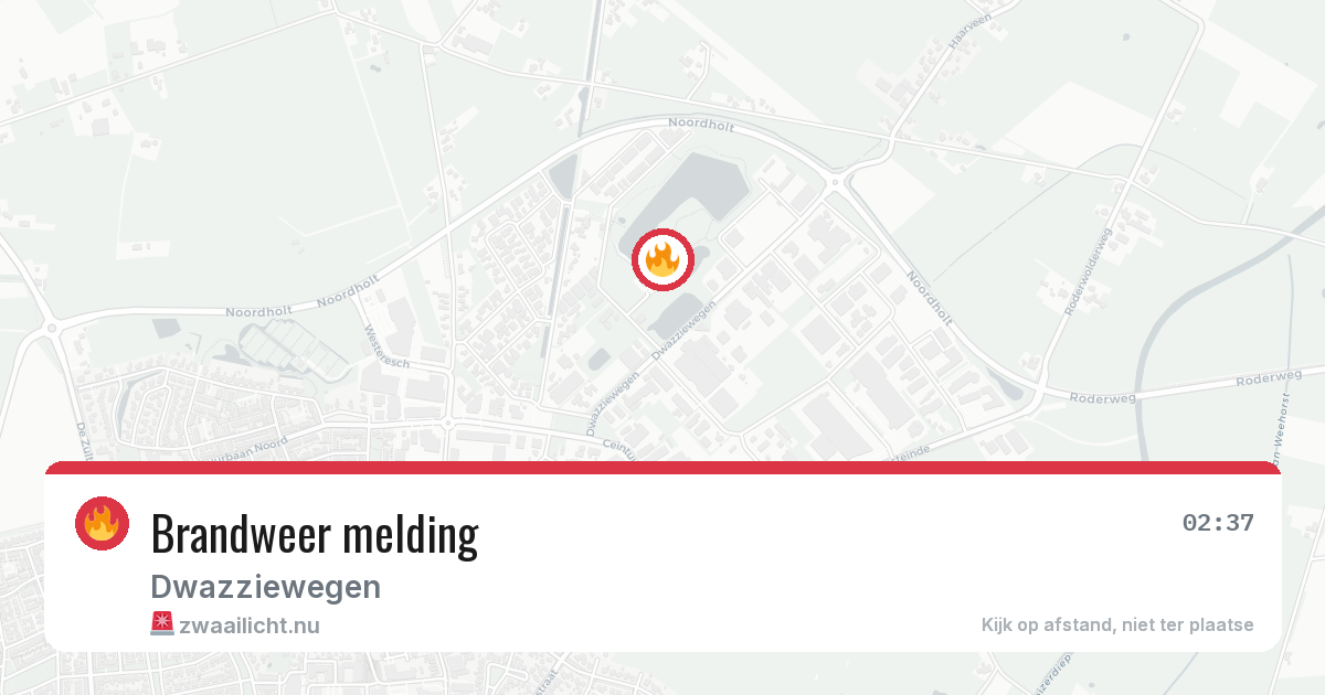 Brandweer melding — 23 feb 2026