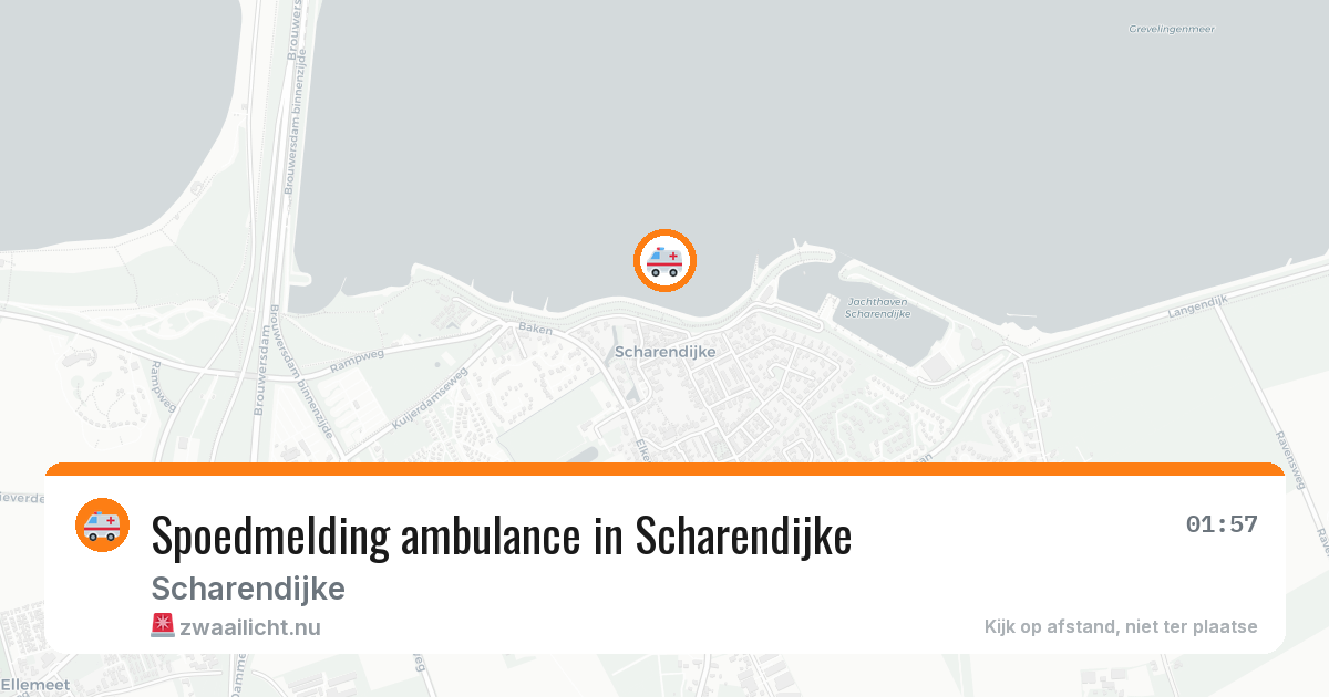 Spoedmelding ambulance in Scharendijke — 12 feb 2026
