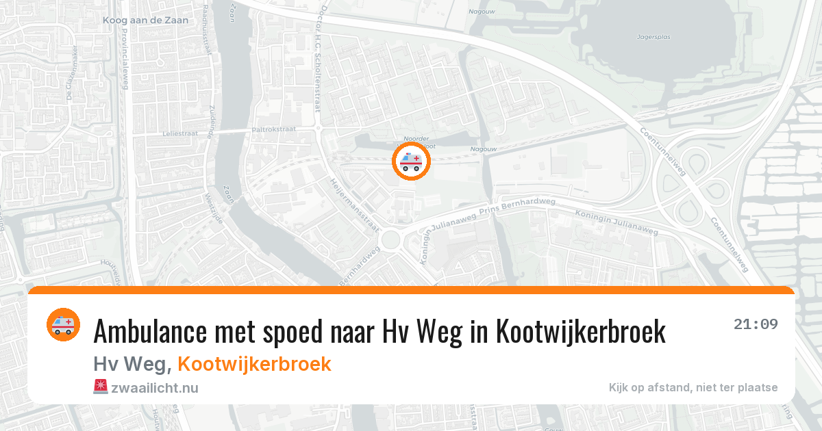 Ambulance met spoed naar Hv Weg in Kootwijkerbroek — 24 jul 2026