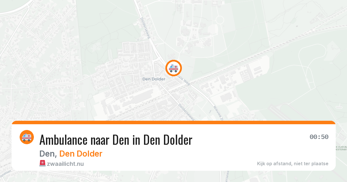 Ambulance naar Den in Den Dolder — 18 jan 2026