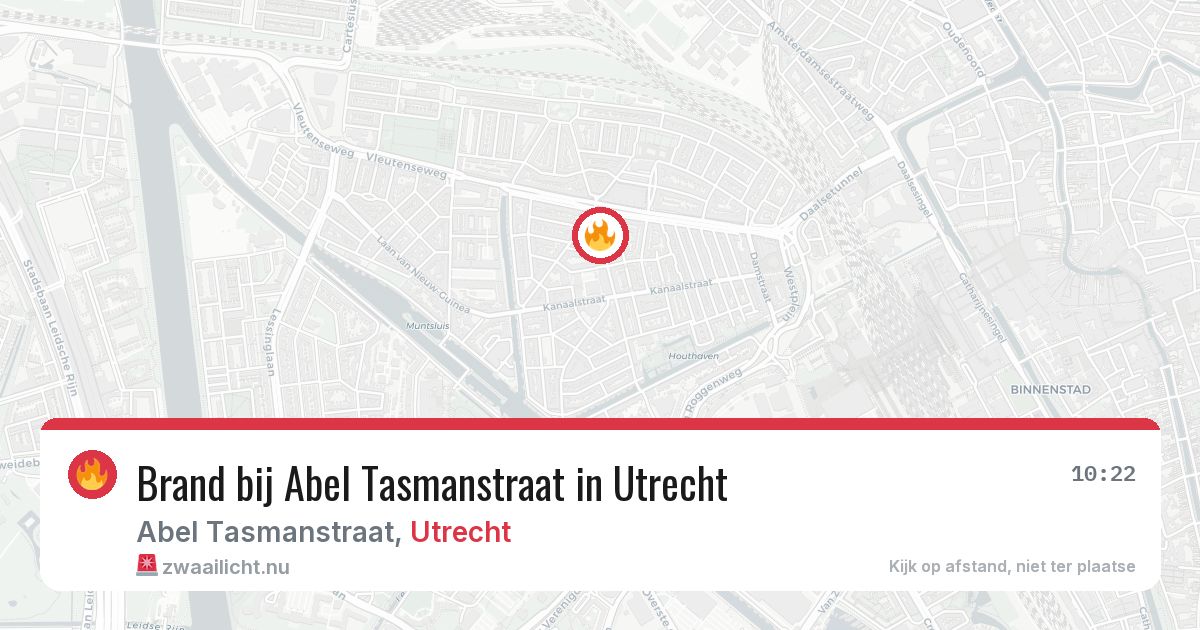 Brand bij Abel Tasmanstraat in Utrecht — 27 mei 2026
