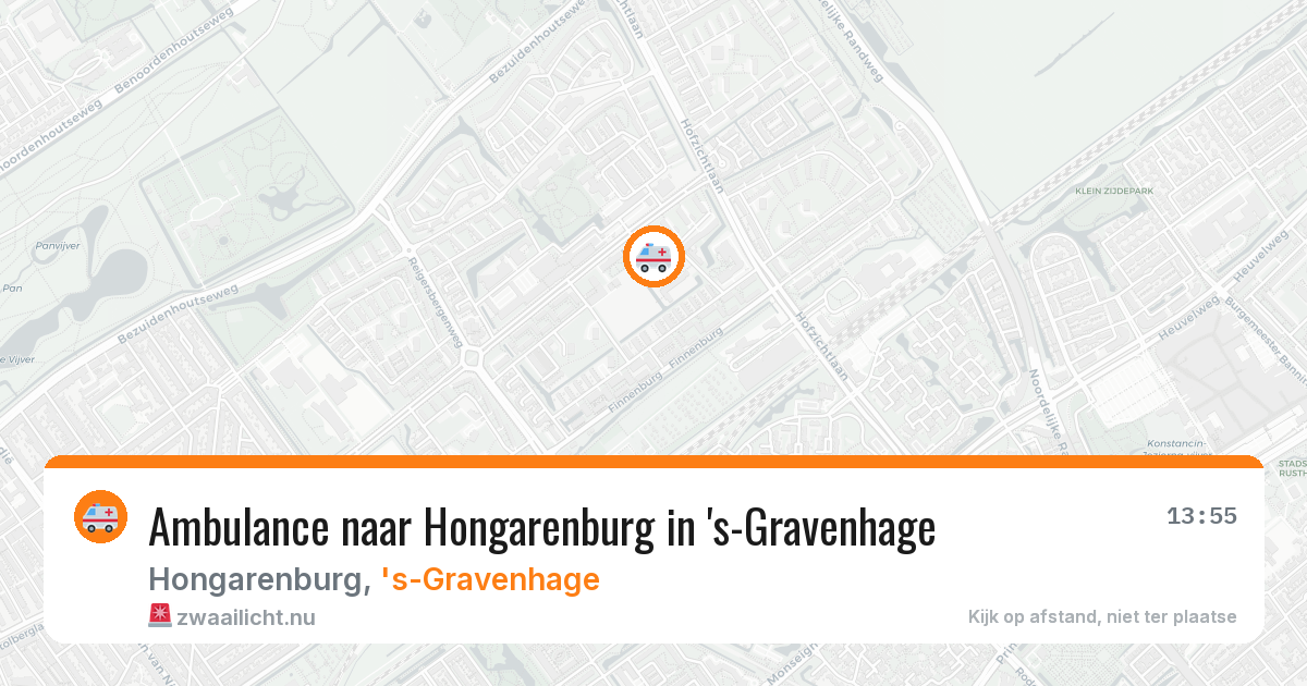 Ambulance naar Hongarenburg in 's-Gravenhage — 21 jul 2026