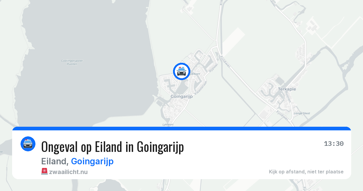 Ongeval op Eiland in Goingarijp — 3 jun 2026