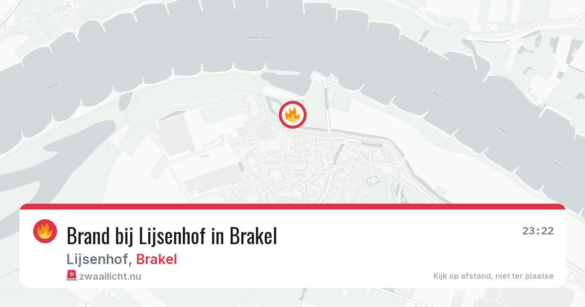 Brand bij Lijsenhof in Brakel — 21 jul 2026