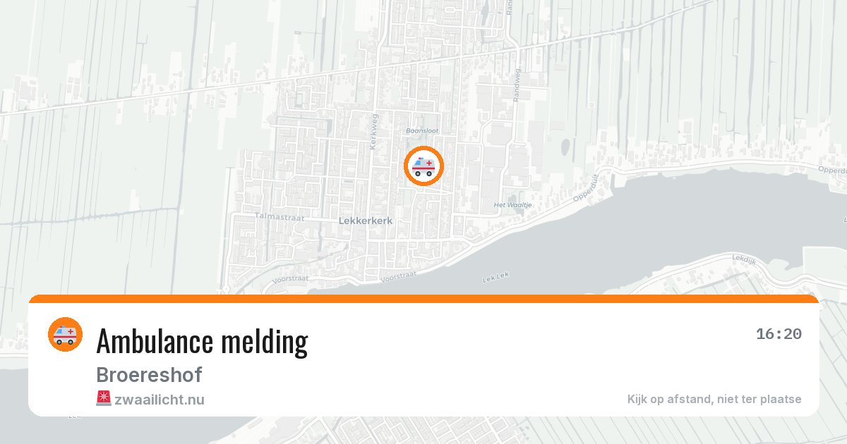Ambulance melding — 23 apr 2026