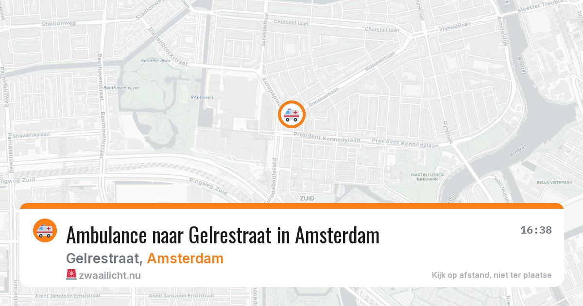 Ambulance naar Gelrestraat in Amsterdam — 27 mei 2026