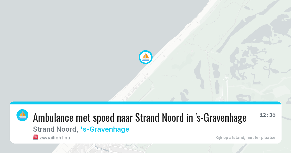 Ambulance met spoed naar Strand Noord in 's-Gravenhage — 11 jul 2026
