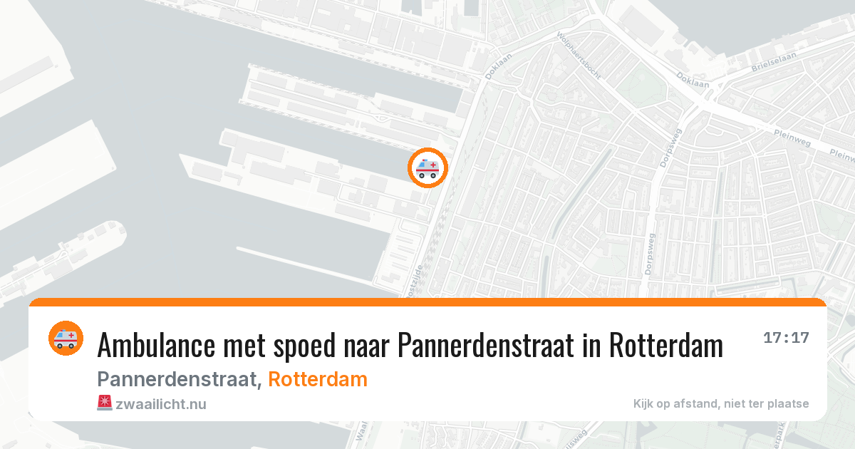Ambulance met spoed naar Pannerdenstraat in Rotterdam — 4 jun 2026