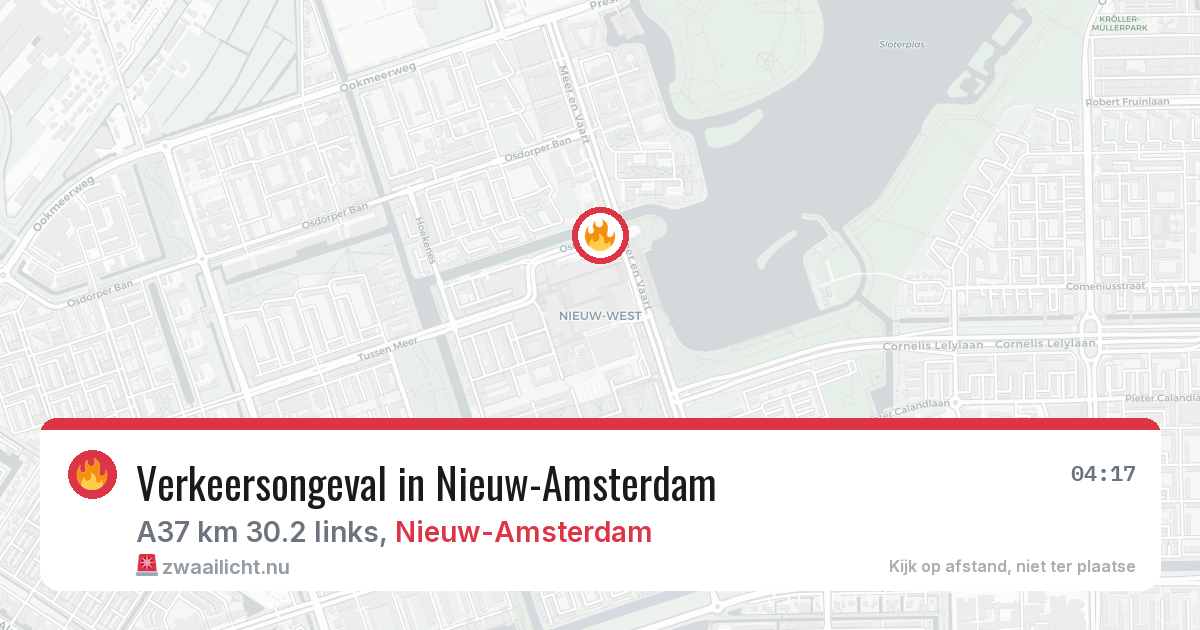 Verkeersongeval in Nieuw-Amsterdam — 9 feb 2026