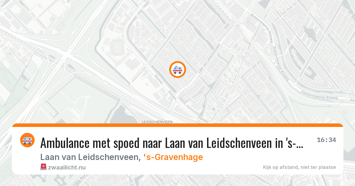 Ambulance met spoed naar Laan van Leidschenveen in 's-Gravenhage — 22 mei 2026