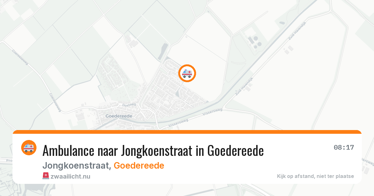 Ambulance naar Jongkoenstraat in Goedereede — 23 jul 2026