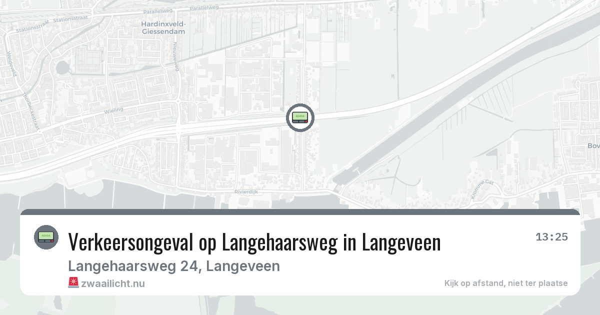 Verkeersongeval op Langehaarsweg in Langeveen — 7 feb 2026