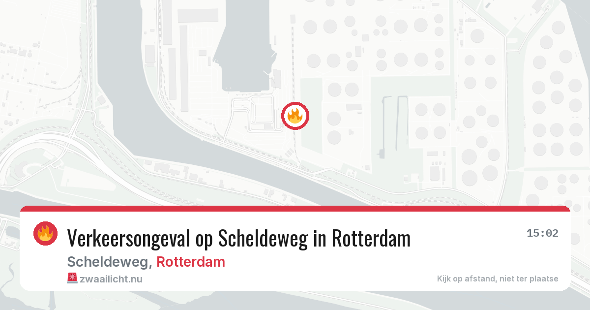 Verkeersongeval op Scheldeweg in Rotterdam — 26 jul 2026