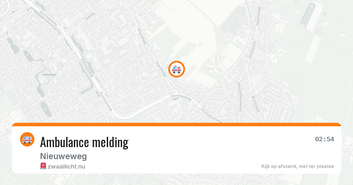 Ambulance melding — 12 jul 2026