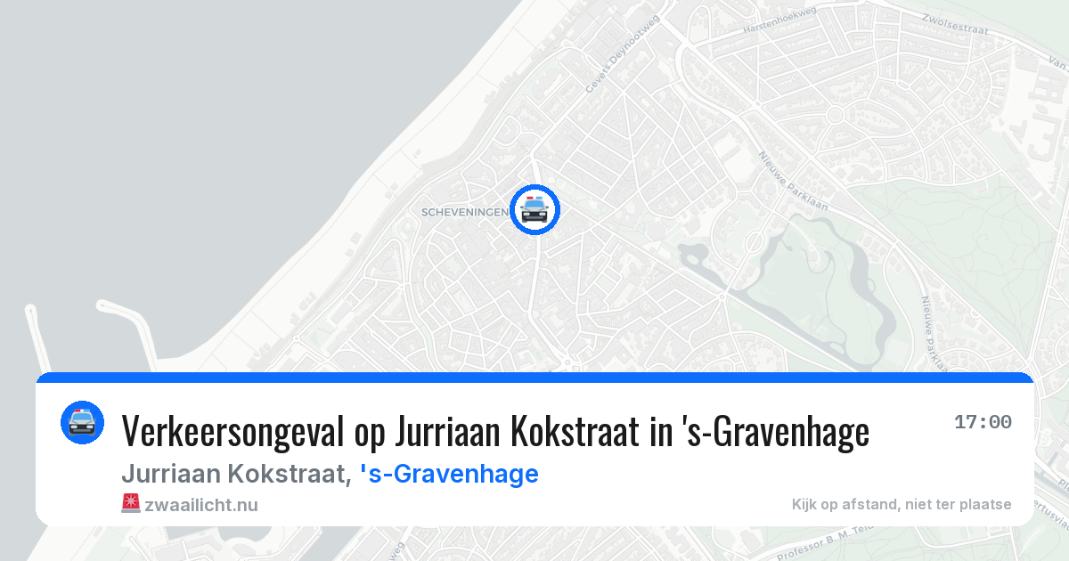 Verkeersongeval op Jurriaan Kokstraat in 's-Gravenhage — 1 apr 2026