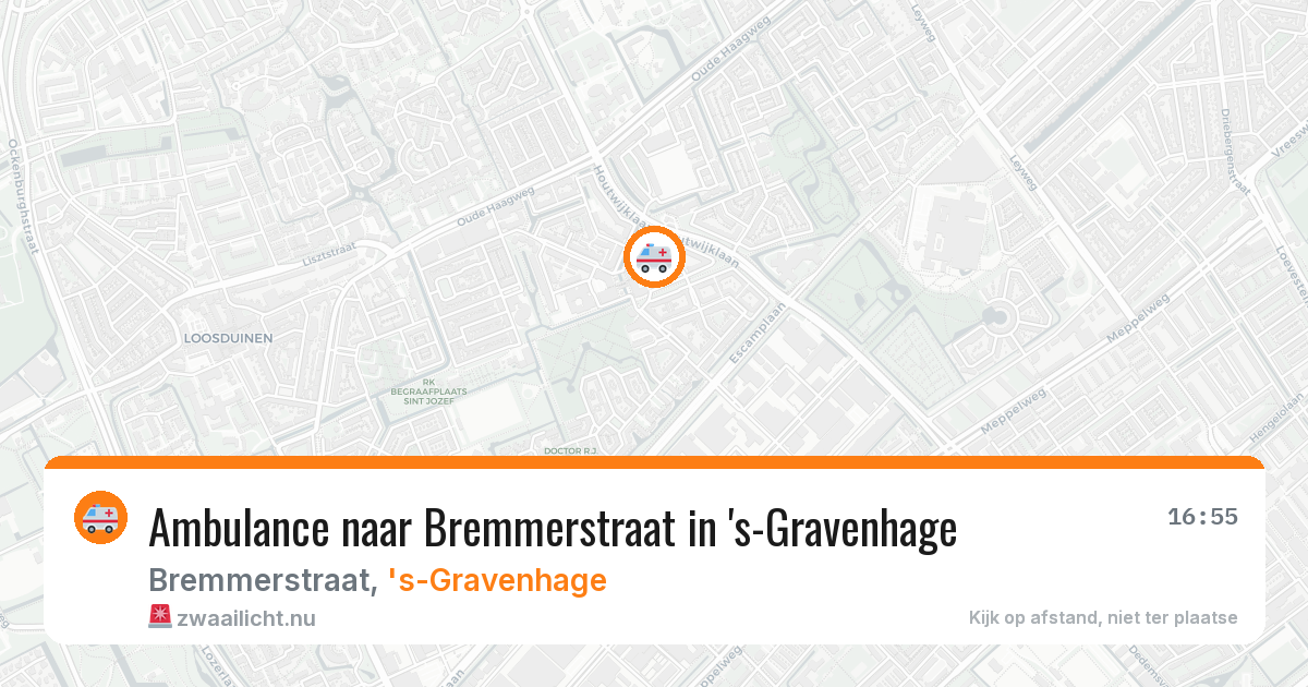 Ambulance naar Bremmerstraat in 's-Gravenhage — 26 feb 2026