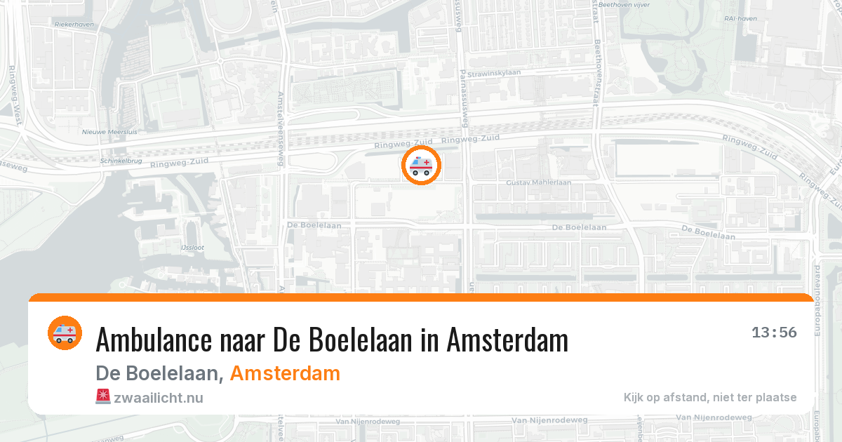 Ambulance naar De Boelelaan in Amsterdam — 9 apr 2026