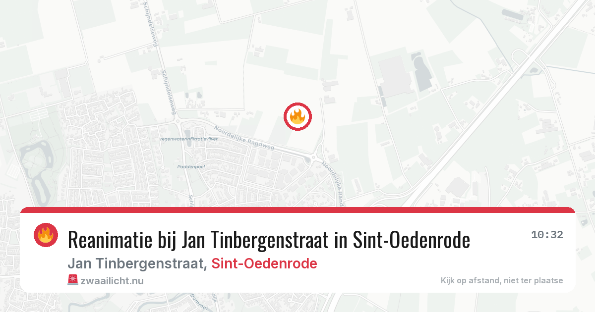 Reanimatie bij Jan Tinbergenstraat in Sint-Oedenrode — 24 jul 2026