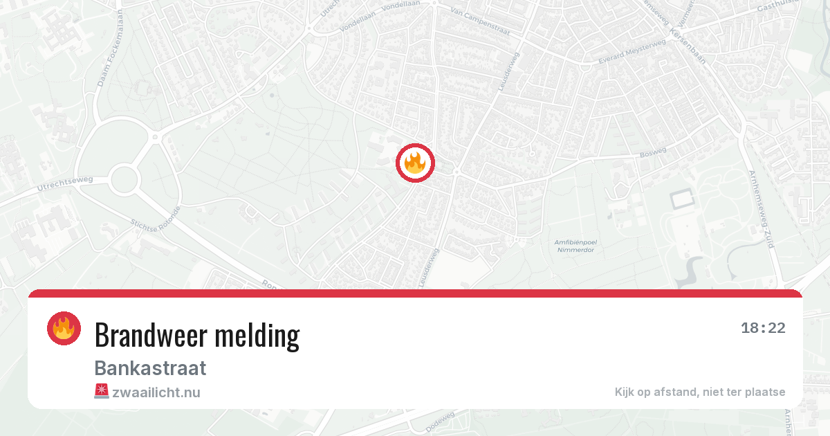 Brandweer melding — 11 apr 2026