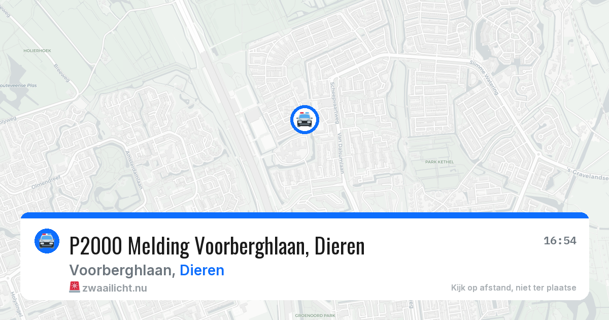 P2000 Melding Voorberghlaan, Dieren — 27 feb 2026
