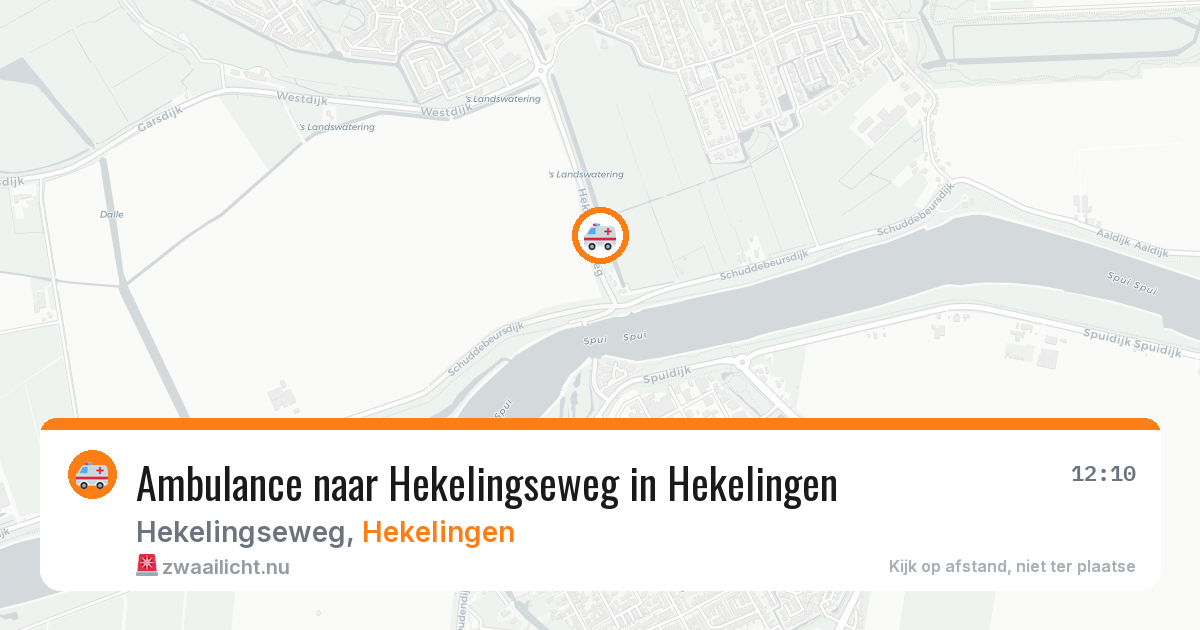 Ambulance naar Hekelingseweg in Hekelingen — 19 jul 2026