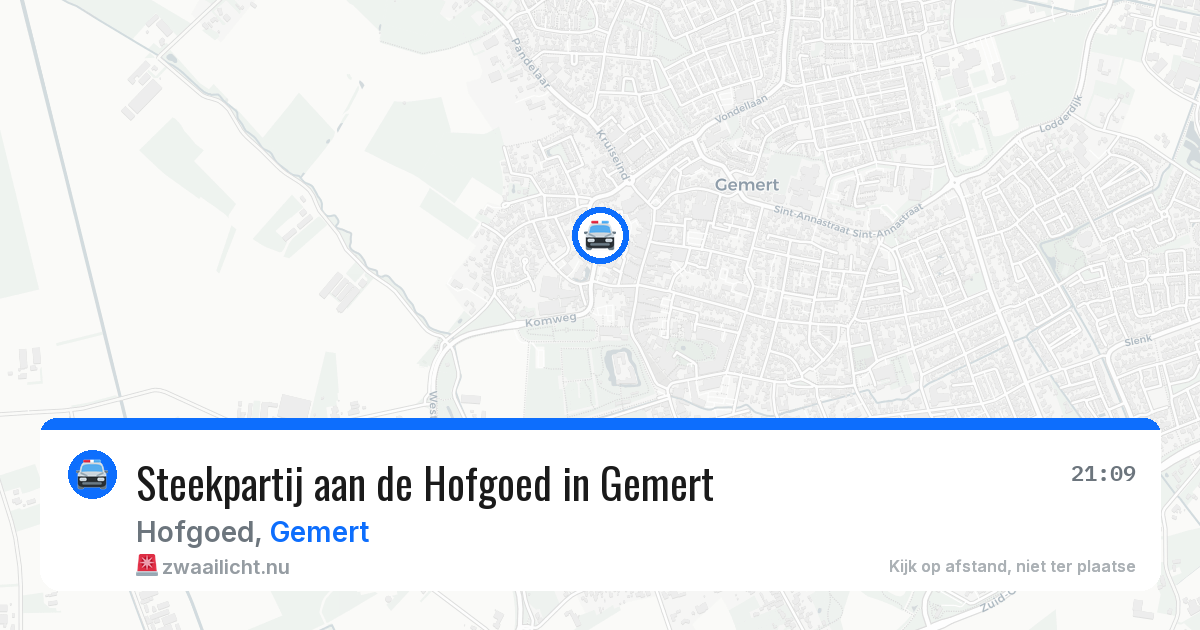 Steekpartij aan de Hofgoed in Gemert — 7 apr 2026