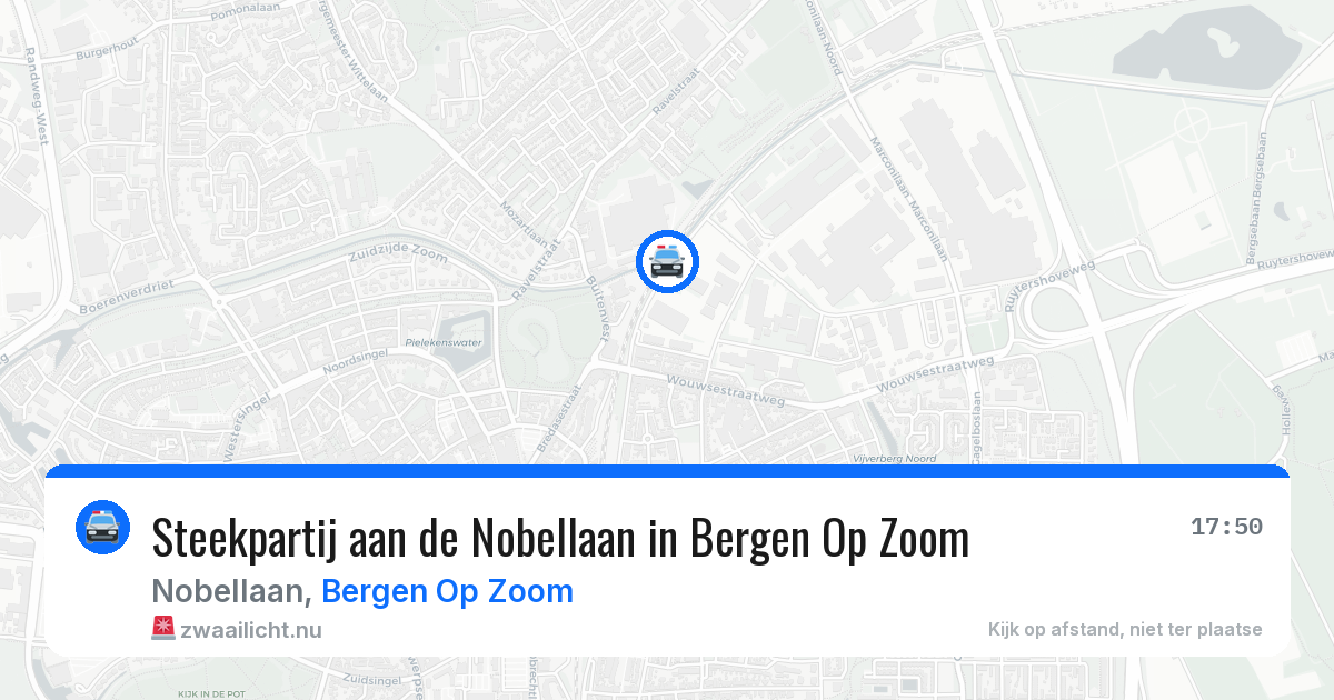 Steekpartij aan de Nobellaan in Bergen Op Zoom — 14 apr 2026