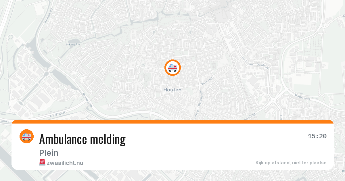 Ambulance melding — 23 mei 2026