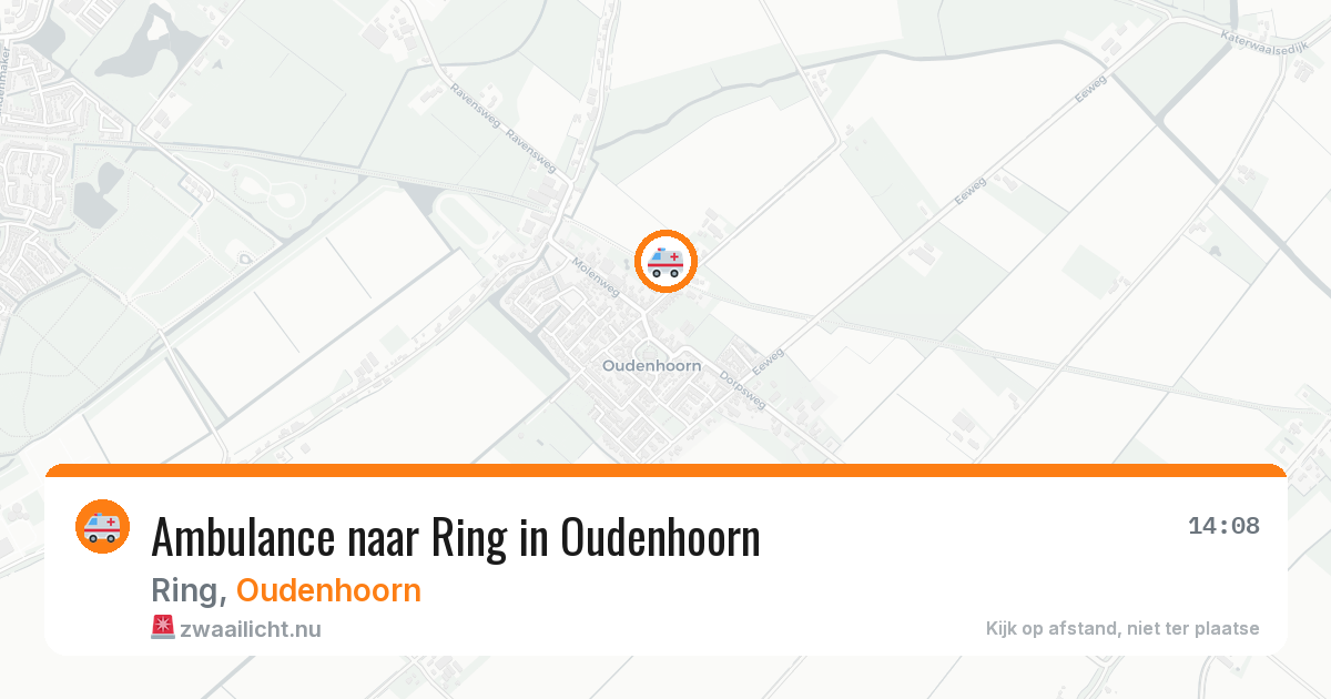 Ambulance naar Ring in Oudenhoorn — 21 mei 2026