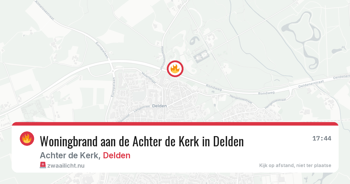 Woningbrand aan de Achter de Kerk in Delden — 9 feb 2026