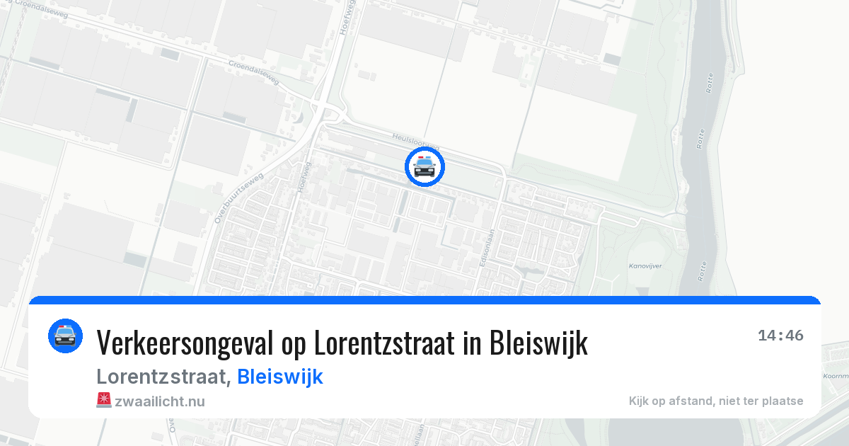 Verkeersongeval op Lorentzstraat in Bleiswijk — 5 jun 2026