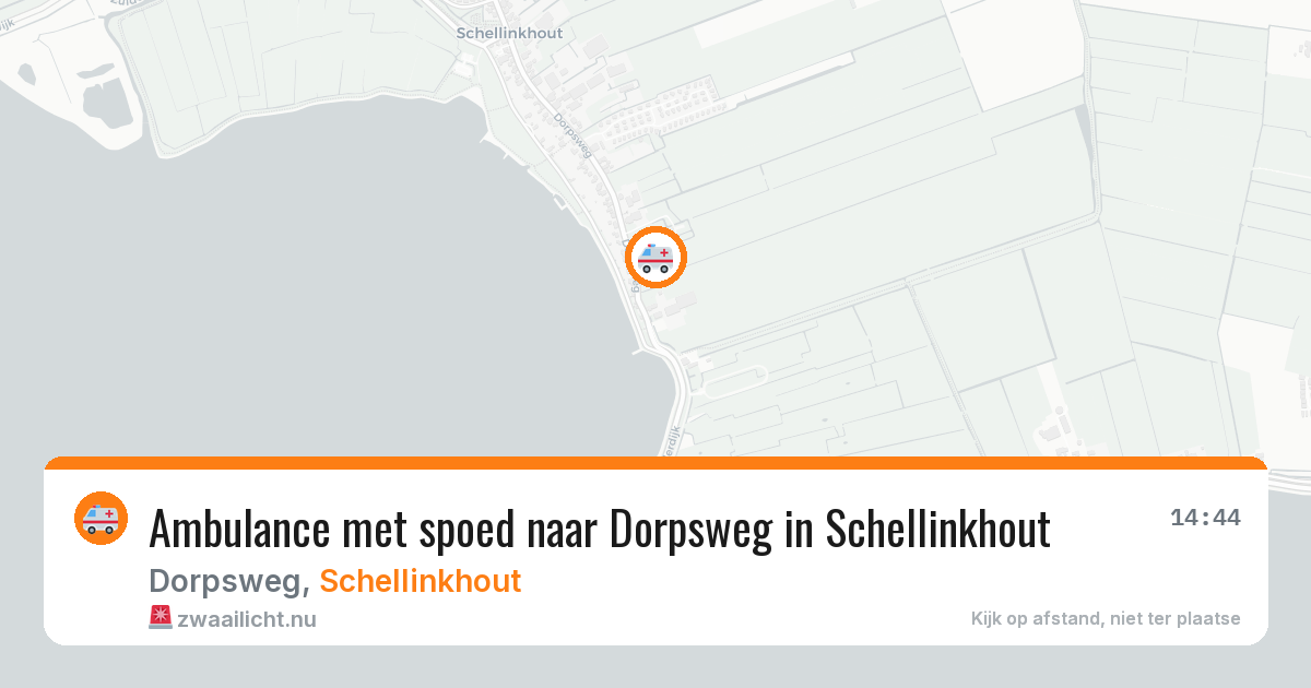 Ambulance met spoed naar Dorpsweg in Schellinkhout — 6 apr 2026