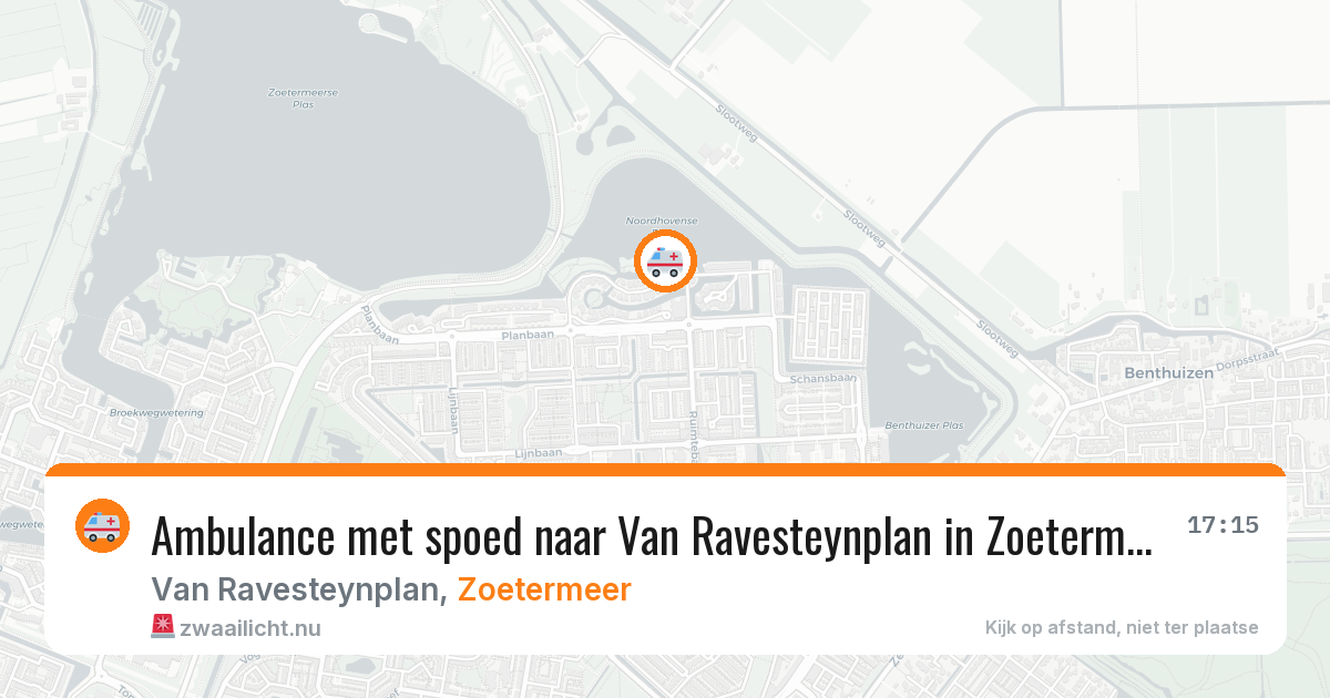 Ambulance met spoed naar Van Ravesteynplan in Zoetermeer — 25 jan 2026