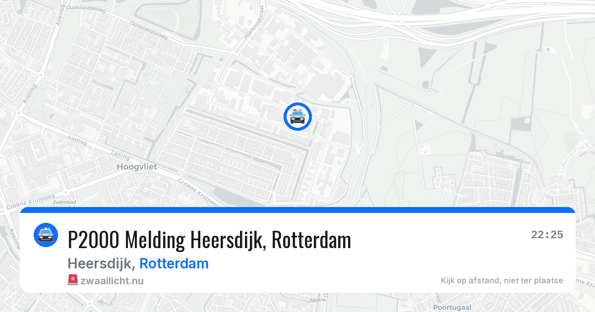 P2000 Melding Heersdijk, Rotterdam — 11 mei 2026