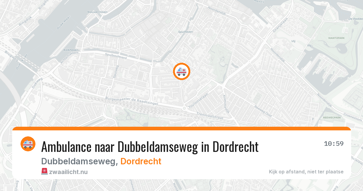 Ambulance naar Dubbeldamseweg in Dordrecht — 5 jun 2026