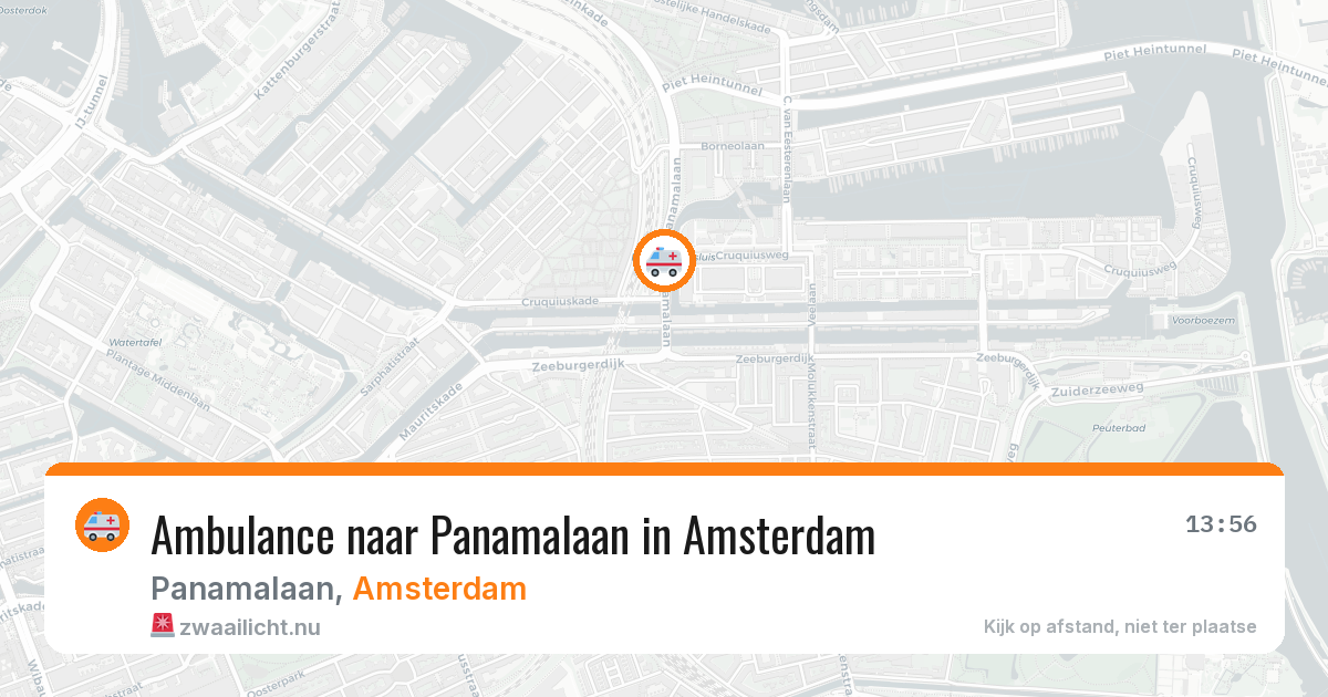 Ambulance naar Panamalaan in Amsterdam — 19 jul 2026